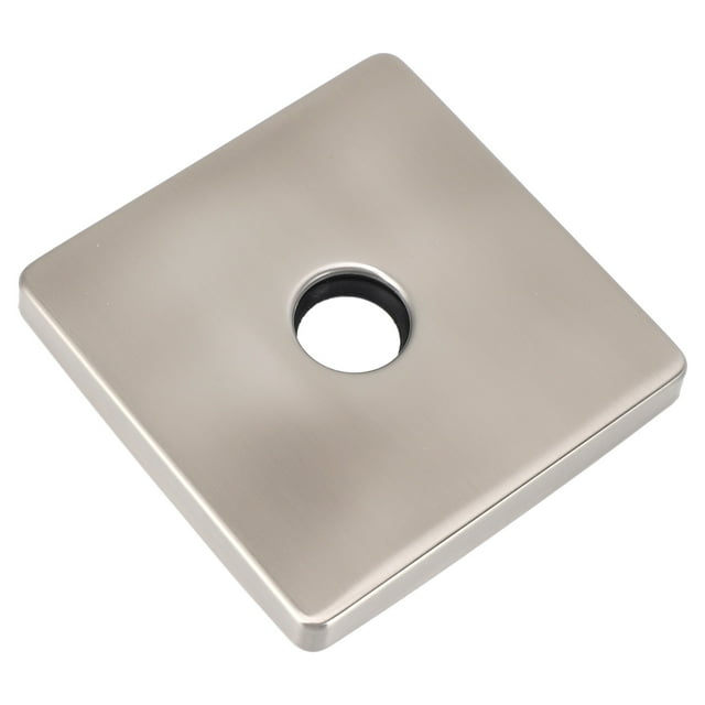 4 Inch Shower Arm Flange, Stainless Steel Square Plumbing Cover Plates, Shower Head Arm Escutcheon Plate for Fixed Shower Head Arm Tub Faucet, Showerhead Cover Plate