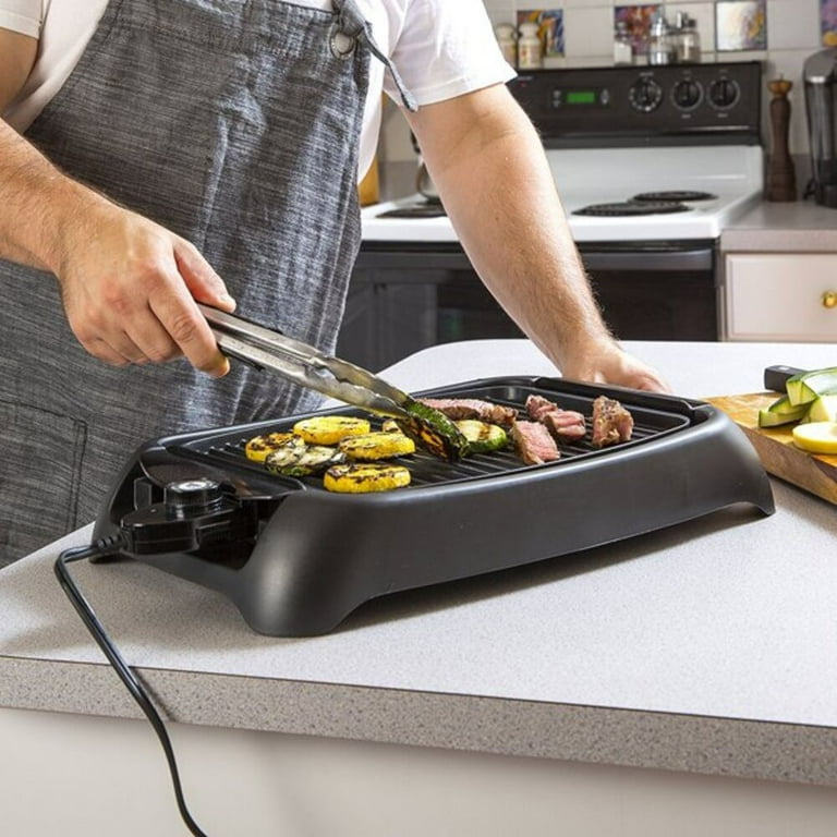 Elite Cuisine EGL-3450 13-Inch Nonstick Countertop Grill