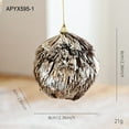 thumbnail image 2 of Adorno navideño colgante de piña grande con cuerda de yute para decorar el árbol de Navidad. Estilo rústico natural de granja. Adorno festivo para la chimenea NCHKUN, 2 of 8