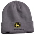 thumbnail image 2 of John Deere Charcoal Cuff Knit Beanie - LP69128, 2 of 8
