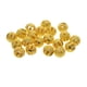 thumbnail image 1 of de polvo de estrellas chapadas en oro brillante, redondas con purpurina para suministros de manualidades, 20 piezas Soledad Cuentas de latón Stardust, 1 of 10