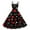 Black, variant on Valentines Dress for Women Sleeveless Love Heart Print Dresses 2026 Spring A-Line Strapless Cocktail Punk Dress Hot Pink XL