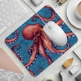 thumbnail image 2 of Octopus Non-Slip Rubber Bottom Printed Gaming Mouse Pad Mouse Mat - Square 8.3x9.8 Inch, Suitable for Office and Gaming., 2 of 6