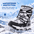 thumbnail image 5 of Stepedia Kids' Snow Boots Insulated Waterproof Faux Fur Lined Warm Anti-Slip Winter Boots for Boys and Girls, 5 of 10