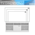thumbnail image 6 of Techni Mobili Entertainment Stand for TVs Up to 61", White RTA-910TV-WHT, 6 of 11