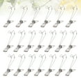 thumbnail image 3 of Masteelf  20 Pcs Hanger with Clip Pant Hangers Thick Stuff Clips, 3 of 8