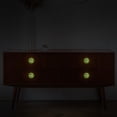 thumbnail image 6 of Wolf Fluorescent Drawer Pulls with Screws - Round 4-Pack Glow-in-the-Dark Knobs, Suitable for Cabinets, Wardrobes, and Dressers - Furniture Decor with Dresser Handles, 6 of 6