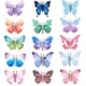 thumbnail image 1 of 30 piezas de mariposas coloridas 3D de doble capa con forma de mariposa, tela de tul de gasa, accesorios para pendientes, pinzas para el cabello, fabricación de joyas, 1 of 7