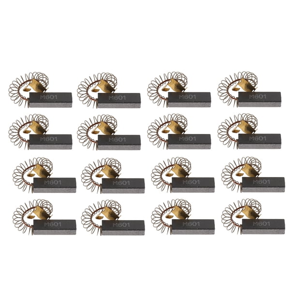 16 Pcs escobillas de carbón Salvador para motores Eléctricos Instalación Conveniente duradero