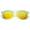 Matte Frost-Gold / Yellow Mirror, variant on Classic Half Frame Colored Mirror Square Lens Horn Rimmed Sunglasses 55mm (Tortoise-Gold/ Gold Mirror)