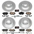 thumbnail image 2 of PowerStop Front and Rear Geomet Coated Brake Rotor and Pad Kit Fits: MINI COOPER Select Models CRK6742, 2 of 5