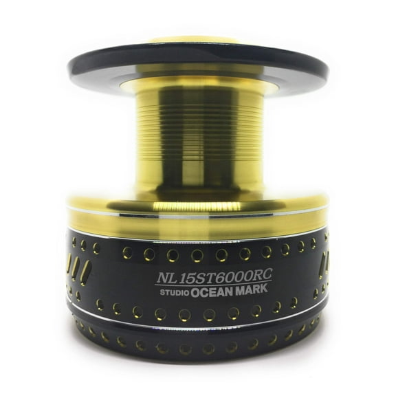 Studio Ocean Mark NO LIMITS Spool NL15ST6000RC-Black Gold Custom Fishing Spool