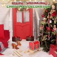 thumbnail image 4 of Christmas Miniature Sledge Dollhouse Accessories, Miniature Treasure Chest Christmas Accessories, Snowboard, Christmas Decoration for Outdoor, 4 of 5