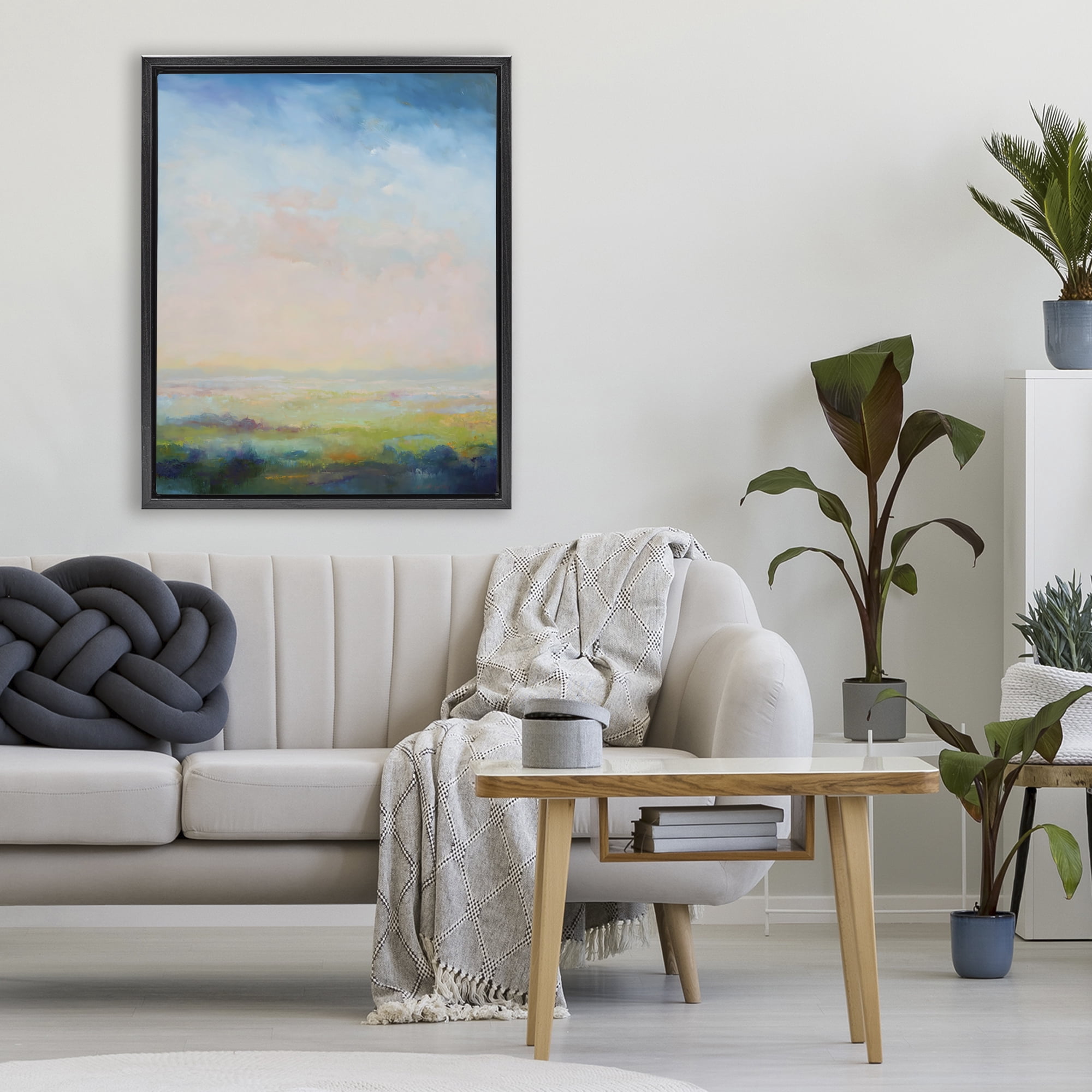 Stupell Industries Mystic Marsh Serenity Black Framed Floater Canvas Wall Art, design by William McCarthy