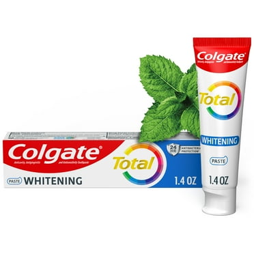 Colgate Total Whitening Travel Toothpaste, Mint Toothpaste for Travel ...