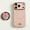 Pink with stand, variant on XNB Compatible for iPhone 17 Pro Magnetic Case, with Detachable Star Stand, Sweet Polka Dot Shockproof Cover for Girls