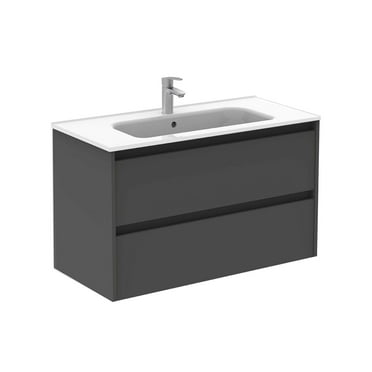 Royo Group USA 40" Sansa 2 Drawer Anthracite with Ceramic Top