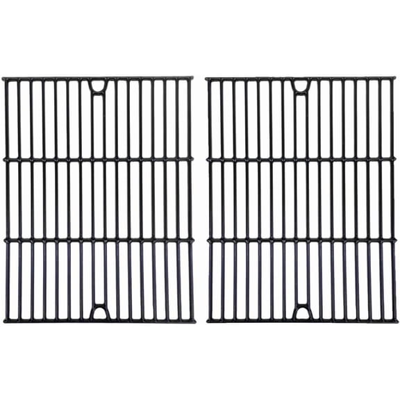 Replacement Porcelain Cast Iron Cooking Grid for Nexgrill Grills 720-0830H, 720-0968, Uniflame GBC981WC, GBC956W1NG-C, Master Forge 1010037, Gas Grill Models, Set of 2
