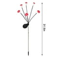 thumbnail image 3 of Xihbxyly Lámpara Solar para Jardín, Diseño de Luciérnaga de 6 Cabezas, Se Mece con El Viento, Luces Blancas Cálidas y Multicolor, Ip65 Resistente Al Agua, Decoración para Jardín y Patio, No Requiere, 3 of 7