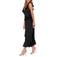 thumbnail image 4 of Hanerdun Women Sleeveless Dresses Female A-Line Midi Party Dress Black M, 4 of 5