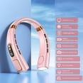 thumbnail image 2 of Ventilador sin aspas Eléctrico USB Manos libres Cuello Pantalla digital (actualización) rosa, 2 of 5