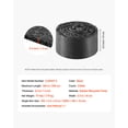thumbnail image 3 of VEVOR Rubber Mulch Mat Roll, 2 Rolls 140 x 4.5 in, Recycled Rubber Permanent Mulch Edging Border, Natural-Looking Flower Barrier with Stakes, 0.5 in Thick Cuttable Garden Edgings for Landscaping, 3 of 9