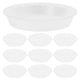 thumbnail image 1 of 10 platillos de plástico para macetas, platillos transparentes para plantas, bandeja para plantas, platillos para macetas, ideales para bandejas de plantas, platos para macetas para atrapar agua, 1 of 5