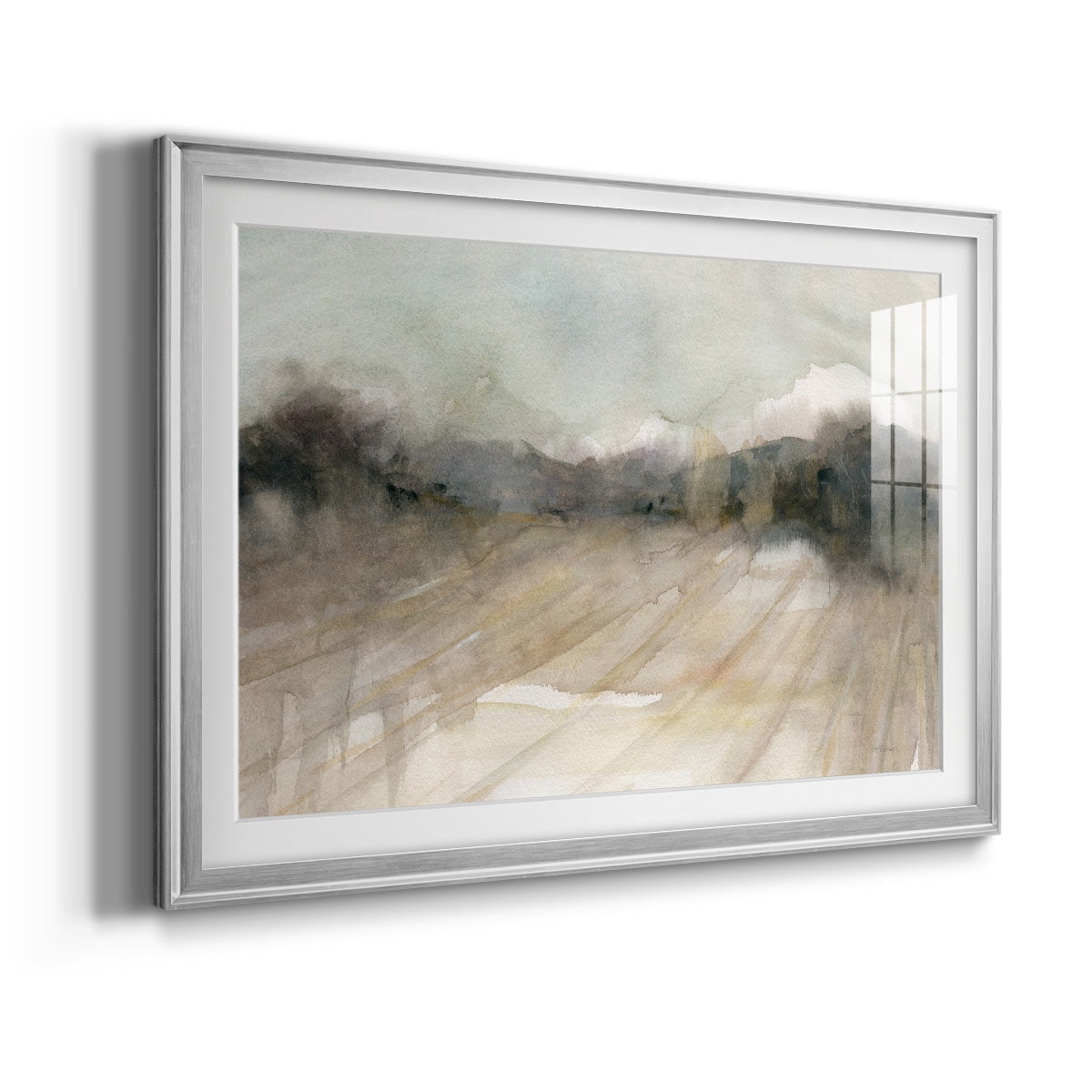 Abstract Field Premium Framed Print - Ready to Hang