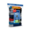 thumbnail image 7 of Hanes Boys' Comfort Flex Boxer Briefs Underwear Super Value Pack, 10-pack sizes S-XL, 7 of 7
