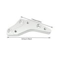 thumbnail image 3 of Becaristey Silver Motorcycle Balance Bar Handlebar Riser Handlebar Risers Fit For K1600B K1600GT K1600GTL 1Set, 3 of 6