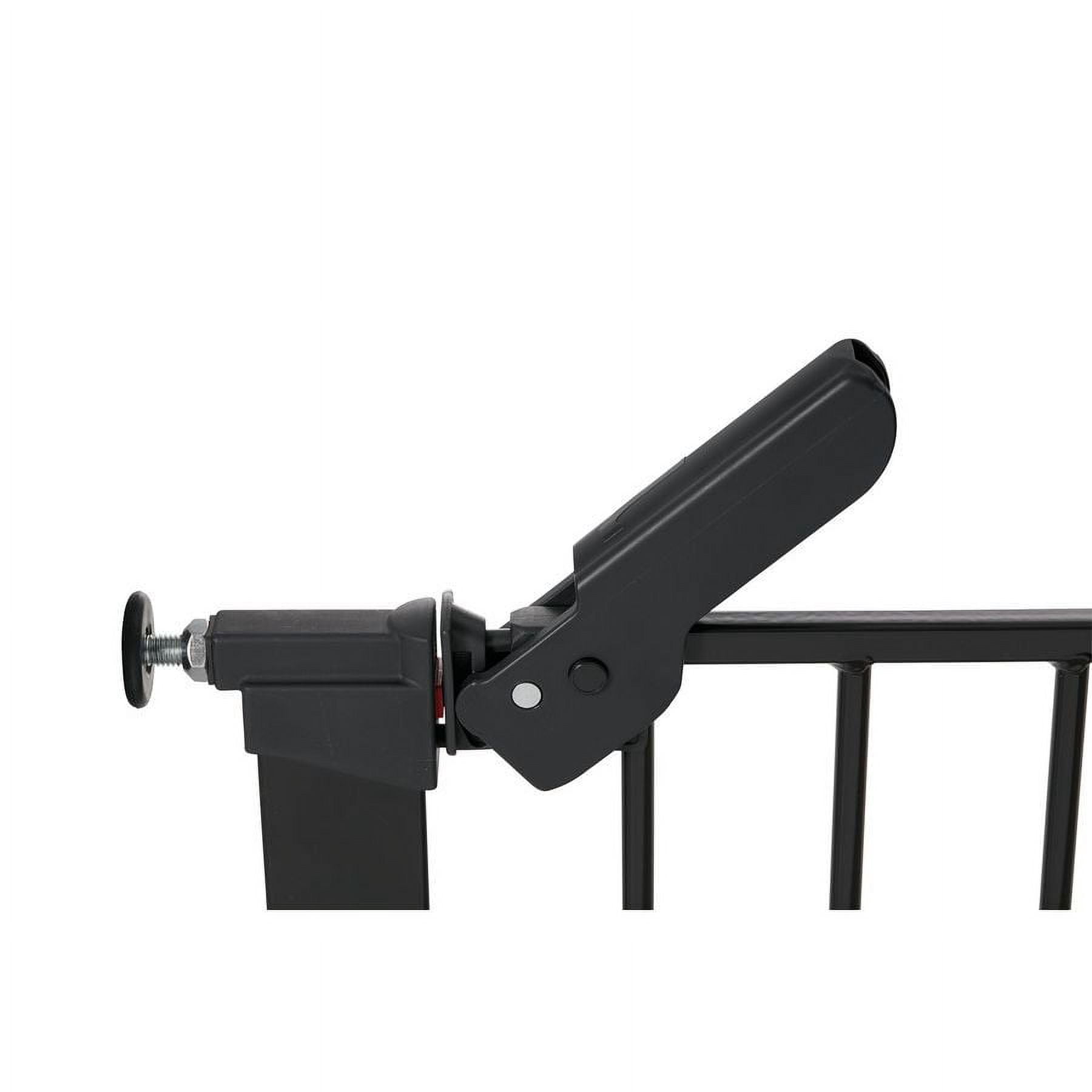BabyDan Premier Pressure Mount Safety Gate with 2 Extensions 28.9" - 36.7", Silver