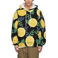 thumbnail image 5 of Sweat à Capuche Mode Hommes Décontracté Mode Feuille Impression Numérique 3D Manches Longues Chandail en Molleton Fête Rue Populaire Haut, 5 of 5