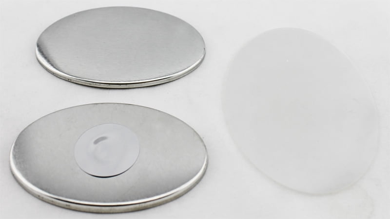 INTSUPERMAI Oval 65x45mm DIY Magnetic Button 100 Sets/Pack