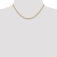 thumbnail image 2 of 14k Yellow Gold 16 Inch 2.4mm Concave Anchor Chain Necklace Pendant Charm Flat, 2 of 9