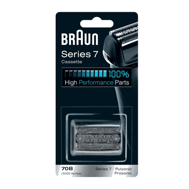 Series 7 70B Electric Shaver Head Replacement Cassette for Braun Shaver,Compatible with Braun Models Series 7 720, 720s-3, 720s-4, 720s-5 720, 730, 9565, 9566, 9781, 9782,Black