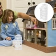 thumbnail image 2 of 1Pack Miniature Dollhouse Bookshelf Miniature Furniture Model White Plastic For Childrens Toy Storage, 2 of 9