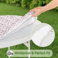 thumbnail image 5 of White Cartoon Unicorn Cloud Pattern Round Fitted Tablecloth with Elastic Edge,Dining Table Cover Waterproof,Outdoor Round Tablecloth for Camping,Dining,Indoor and Outdoor, 5 of 7