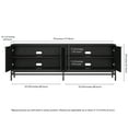 thumbnail image 4 of Evelyn&Zoe Montello Rectangular TV Stand for TV's up to 78", Black Grain, 4 of 8
