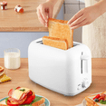 thumbnail image 3 of Retro Toaster 2 Slice with 6 Functions, Stainless Steel Toaster Removable Crumb Tray, Under Base Cord Storage US Plug, 3 of 7