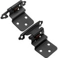 thumbnail image 1 of SPRING 2pc 3/8 In Inset Kitchen Cabinet Hinges Semi-Concealed Hinge Self Closing Metal Hinges Hardware For Furniture Door Window black, 1 of 8