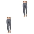 thumbnail image 1 of Guardurnaity Ropa interior térmica para hombre, pantalones de algodón, suaves, cómodos, para invierno, mallas de longitud completa, ropa interior Gris oscuro METRO 2piezas, 1 of 6