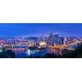 thumbnail image 2 of Zheng, Michael 14x8 White Modern Wood Framed Museum Art Print Titled - The Steel City, 2 of 4