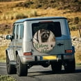 thumbnail image 7 of Raccoon Welcome To Our Hideout Tire Cover 17" Wheel Protectors Tyre Covers Weatherproof Wheel Covers Universal Fit For Trailer Rv Truck Suv Camper Travel Trailers All Vehicles, 7 of 7
