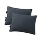 thumbnail image 5 of Funda de almohada Macarena de microfibra de poliéster suave Azul oscuro, 5 of 8