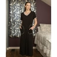 thumbnail image 2 of Women's Comfortable Nightshirt Short Sleeve Nightgown V-Neck Sleepwear Pajama Dress, 2 of 7