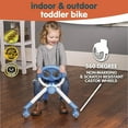 thumbnail image 4 of PalPlay Unisex Push & Pedal Ride-On Rubber Plastic Metal Blue, 4 of 5