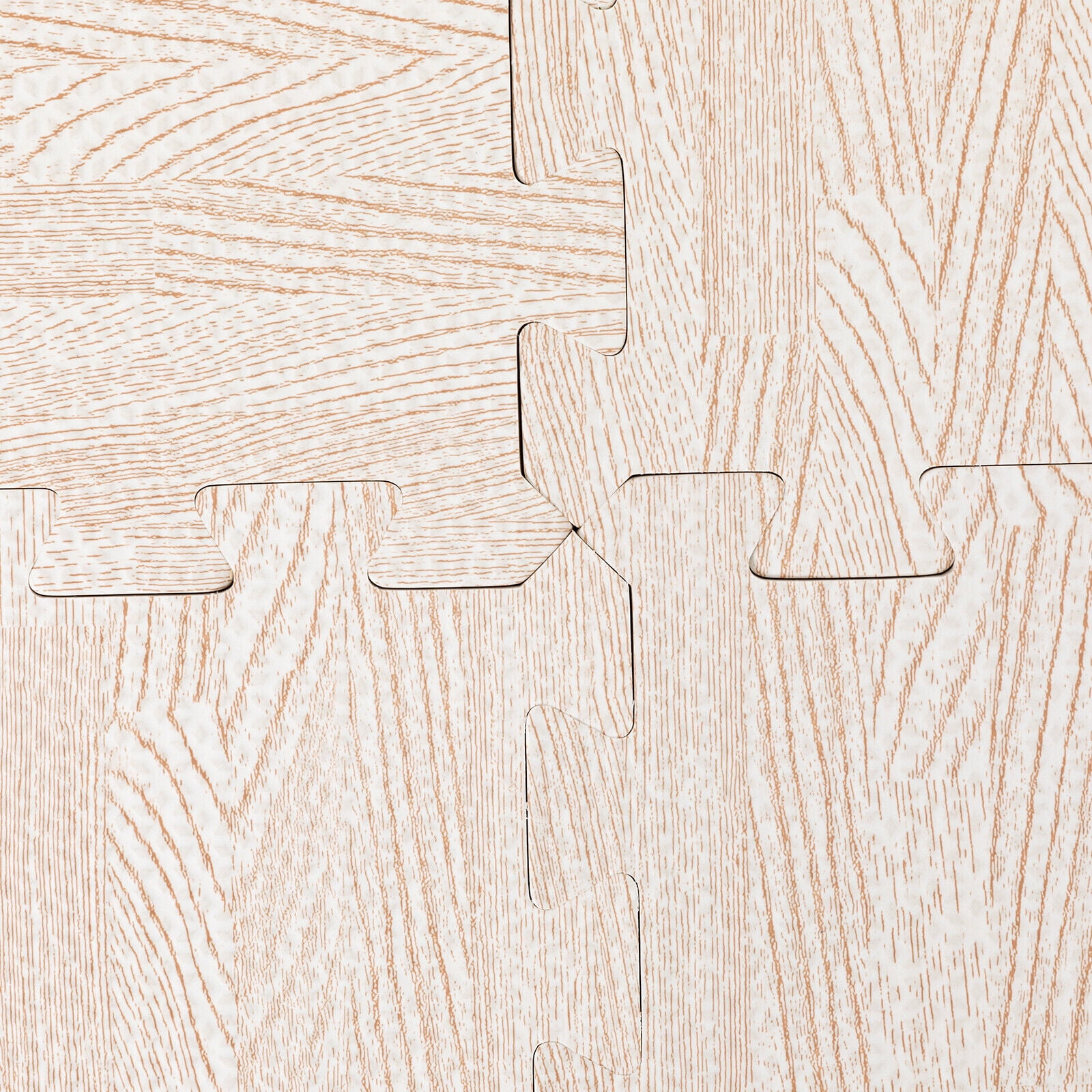 25pcs Square Wood Grain Foam Tiles, Patchwork Foam Mat, Joint Floor Mat 24*24*0.4inch