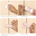 thumbnail image 6 of Toplive Child Safety Cabinet Locks for Babies 8 Pack Baby Proofing Latches for Cabinets, Drawers, Fridge, Toilet, Door-4 Colors, 6 of 7