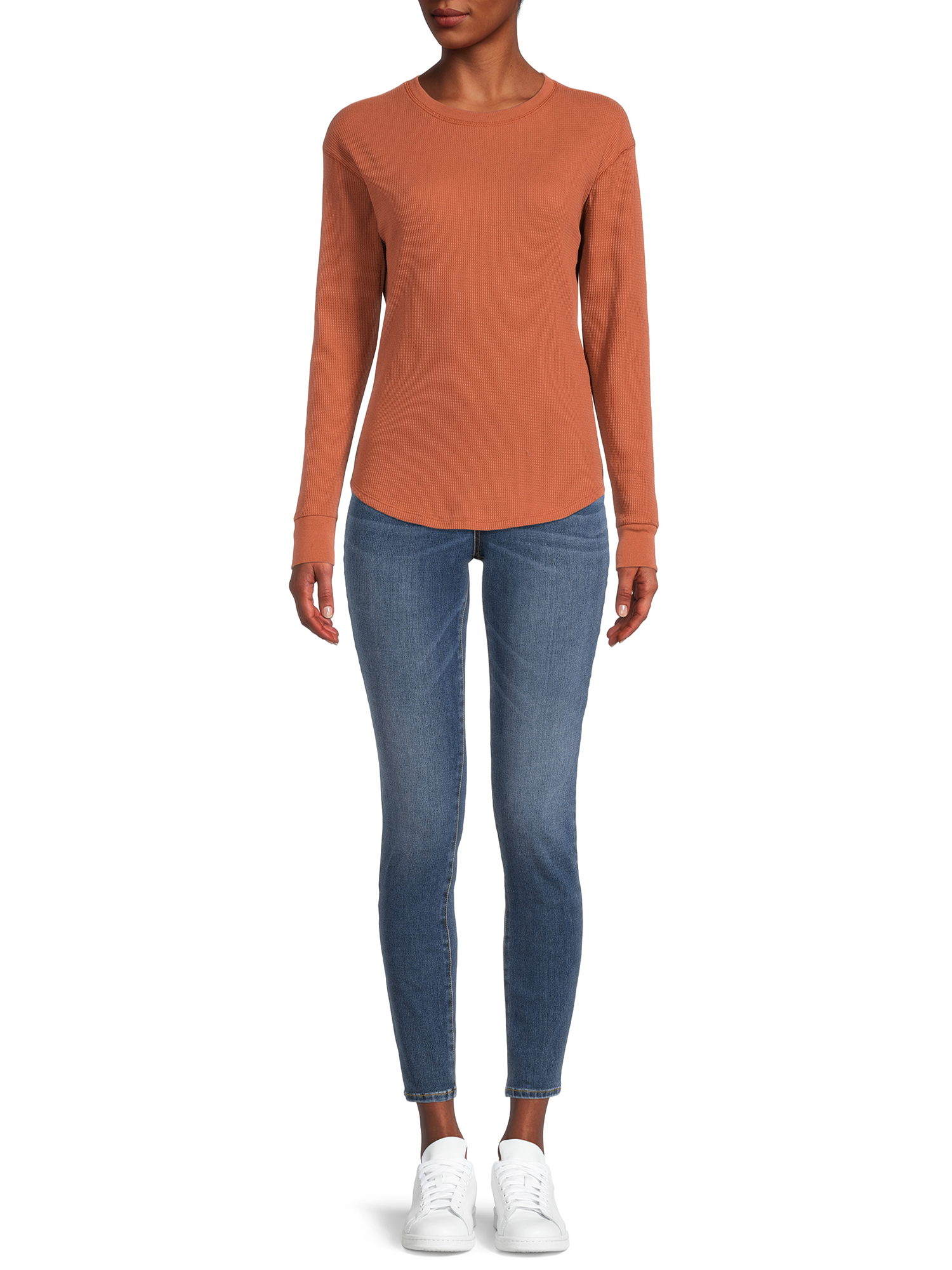 Time and Tru Women's Thermal Top with Long Sleeves - image 3 of 5