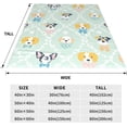 thumbnail image 2 of Cute Puppy Blanket Gifts for Puppy Lover Warm Flannel Plush Funny Dogs Blanket Pet Throw Blanket Puppies Gifts for Kids Adults 80"x 60" Couch Sofa Couch Living Room Bed Camping Travel Blue Decor, 2 of 6